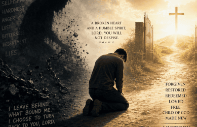 Humility, repentance, and confession. — 2 Chronicles 7:14